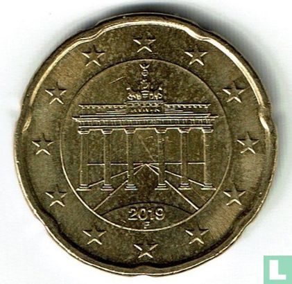 Allemagne 20 cent 2019 (F) - Image 1