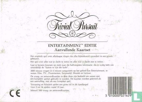 Trivial Pursuit Entertainment Editie - Bild 3