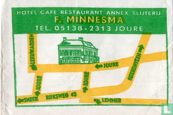 Hotel Café Restaurant annex Slijterij F. Minnesma - Afbeelding 1