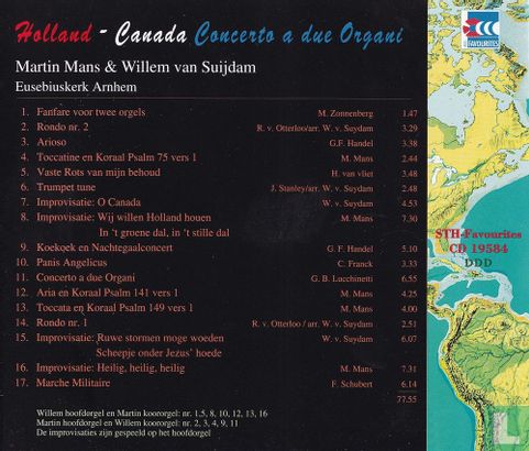 Holland - Canada  Dubbelconcert - Image 2