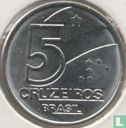 Brésil 5 cruzeiros 1991 (3.4 g) - Image 2