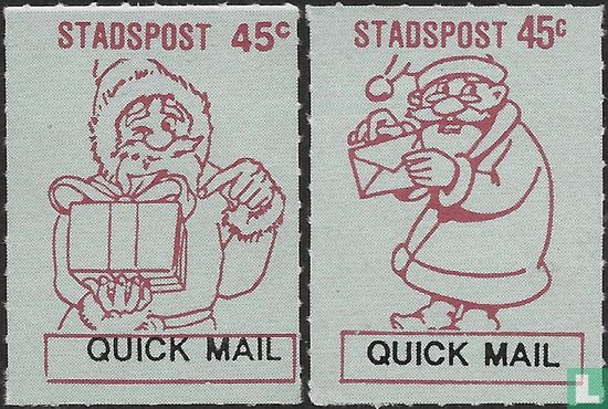 Quick Mail Christmas Stamp