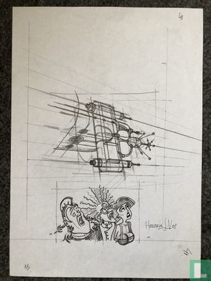 Hendrik Jan Vos - originele tekening Jack Slender - Afbeelding 2