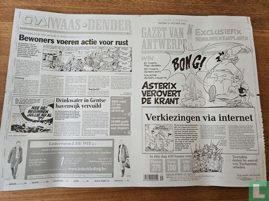 Gazet van Antwerpen - Asterix verovert de krant 