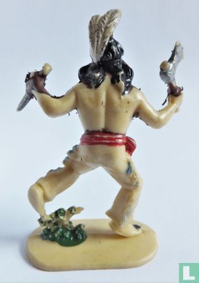 Indien avec tomahawk et poignard (blanc) - Image 3