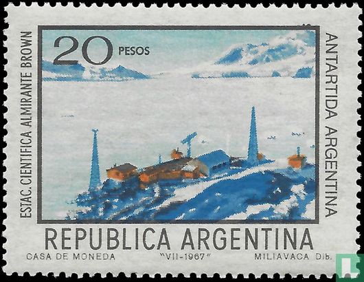 Antarctica base Almirante Brown