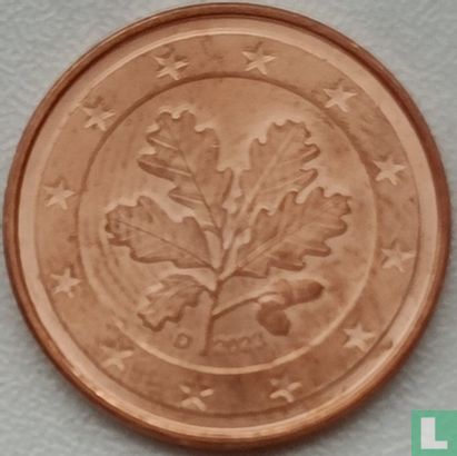 Duitsland 5 cent 2023 (D) - Afbeelding 1