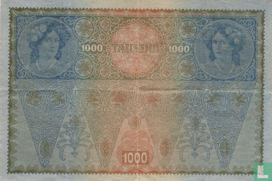Deutschösterreich 1.000 Kronen ND (1919) P60 - Image 2