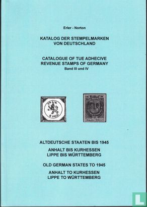 Katalog der Stempelmarken von Deutschland - Afbeelding 1