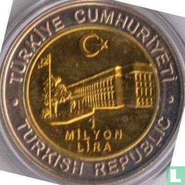 Turkije 1.000.000 lira 2002 (type 4) "535 years Istanbul Mint" - Afbeelding 2