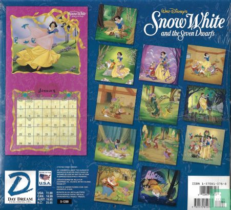 Snow White and the Seven Dwarfs 1995 Calendar - Image 2
