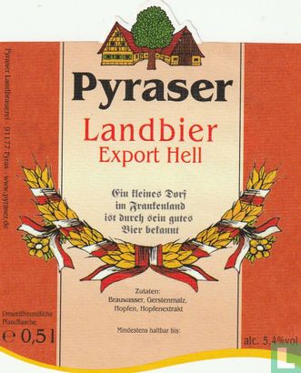 Pyraser Landbier Export hell