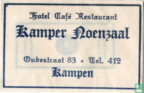 Hotel Café Restaurant Kamper Noenzaal - Afbeelding 1