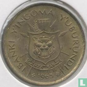 Burundi 1 franc 1965 - Image 1