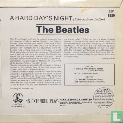 A Hard Day's Night (Extracts from the Film) - Afbeelding 2