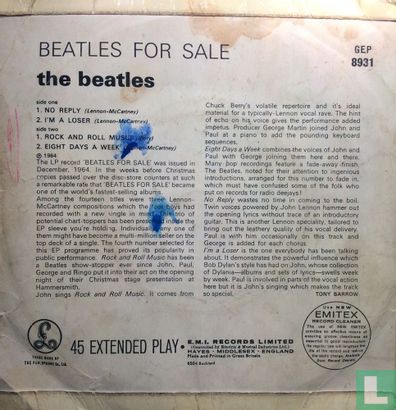  Beatles For Sale - Afbeelding 2