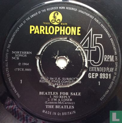  Beatles For Sale - Afbeelding 3