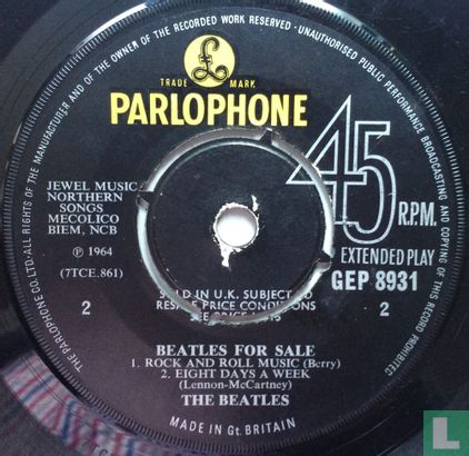  Beatles For Sale - Afbeelding 4