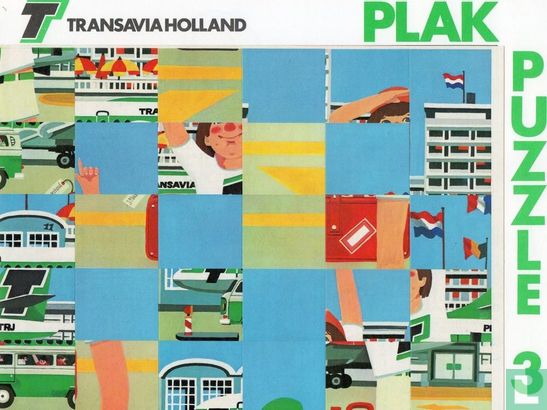 Transavia - Plak puzzle 3 (03) - Bild 1