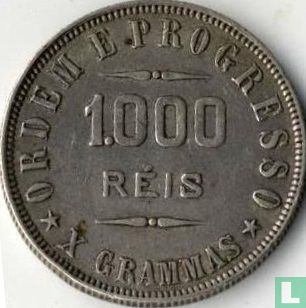 Brazilië 1000 réis 1911 - Afbeelding 2