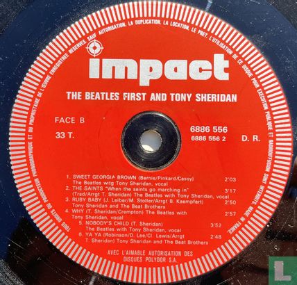 The Beatles First And Tony Sheridan - Afbeelding 4
