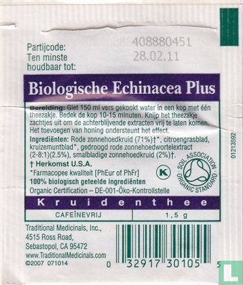 Echinacea Plus biologique   - Afbeelding 2