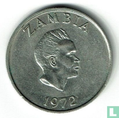 Zambie 10 ngwee 1972 - Image 1