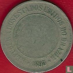 Brazilië 200 réis 1893 - Afbeelding 1