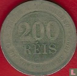 Brazilië 200 réis 1893 - Afbeelding 2