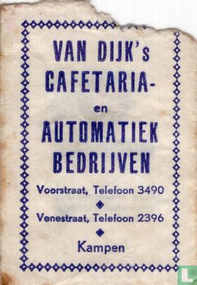 Van Dijk's Cafetaria en Automatiek Bedrijven - Afbeelding 1