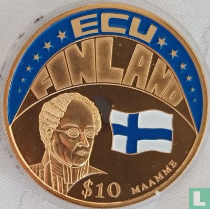 Liberia $ 10 2001 ECU Finland - Afbeelding 1