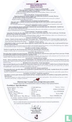 Turkije 7.500.000 lira 2002 (PROOF) "Cyclamen trochopteranthum" - Afbeelding 3