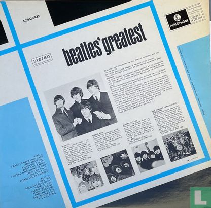Beatles Greatest   - Afbeelding 2