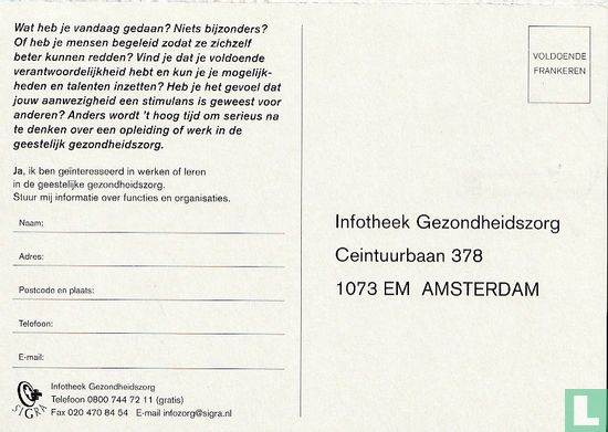 B003516 - Geestelijke Gezondheidszorg Amsterdam "Hoe helder is het in jouw hoofd?" - Image 3