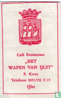 Café Restaurant "Het Wapen van IJlst"  - Afbeelding 1