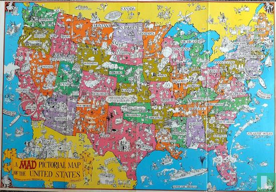 MAD pictorial map of the United States - Image 1