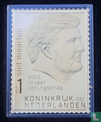 King Willem-Alexander in Gold - Image 1