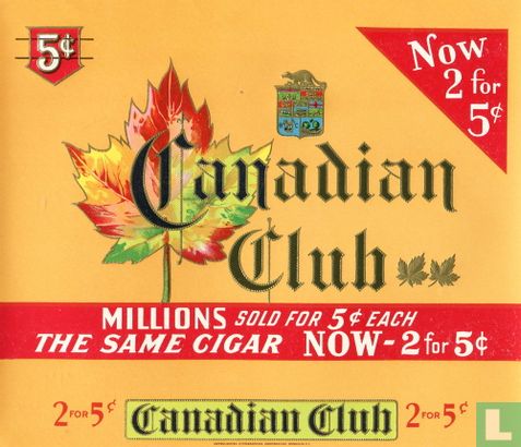 Canadian Club 2 for 5c - Afbeelding 1