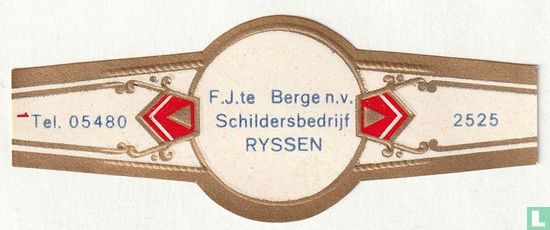 F.J. te Berge n.v. Schildersbedrijf RYSSEN - Tel 05480 - 2525 - Bild 1