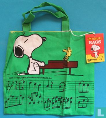 Snoopy Muzikaal boodschap tasje - Image 1