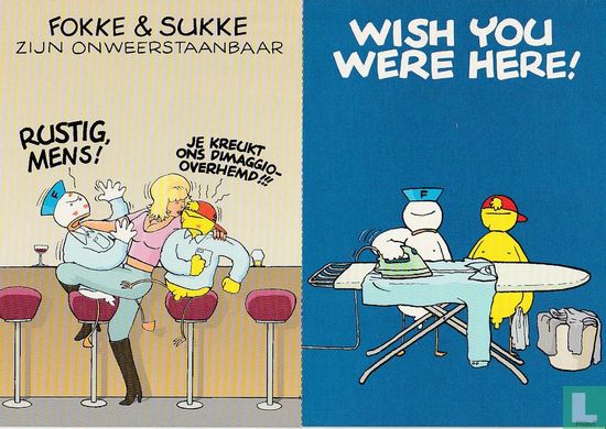 B004570 - Philips - "Fokke & Sukke zijn onweerstaanbaar" / "Wish you were here!" - Afbeelding 5