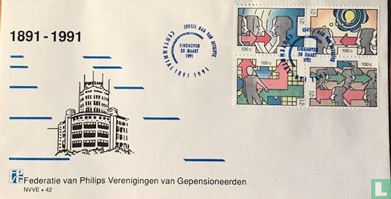 Occasional FDC Philips 100 Years