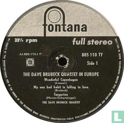 The Dave Brubeck Quartet in Europe - Image 3
