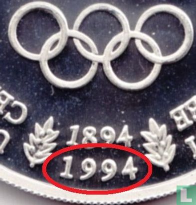 Turkey 50.000 lira 1994 (PROOF) "100th anniversary International Olympic Committee" - Image 3