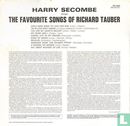 The Favourite Songs of Richard Tauber - Afbeelding 2