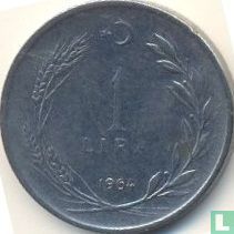 Turkije 1 lira 1964 - Afbeelding 1
