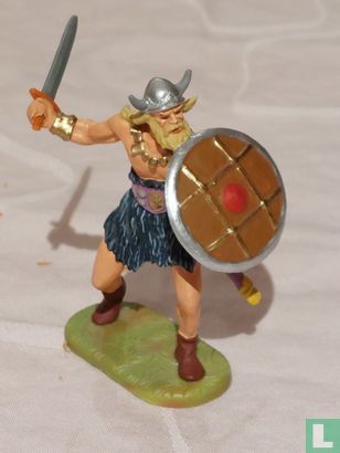Viking verdedigend met zwaard - Afbeelding 1