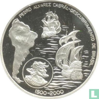 Arabische Democratische Republiek Sahara 1000 pesetas 2000 (PROOF) "500 years Pedro Alvarez Cabral's discovery of Brazil" - Afbeelding 1