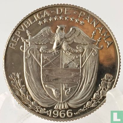 Panama ¼ balboa 1966 (BE) - Image 1