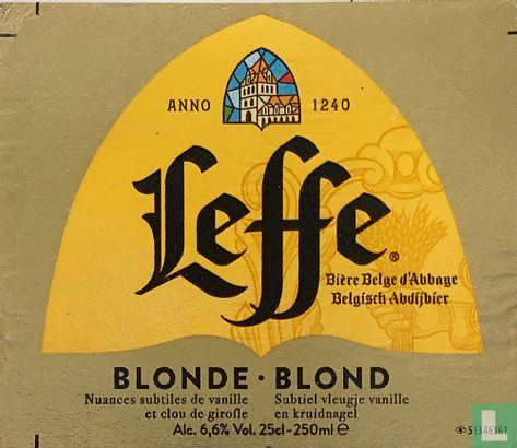Leffe blonde - Blond 25 cv - Afbeelding 1